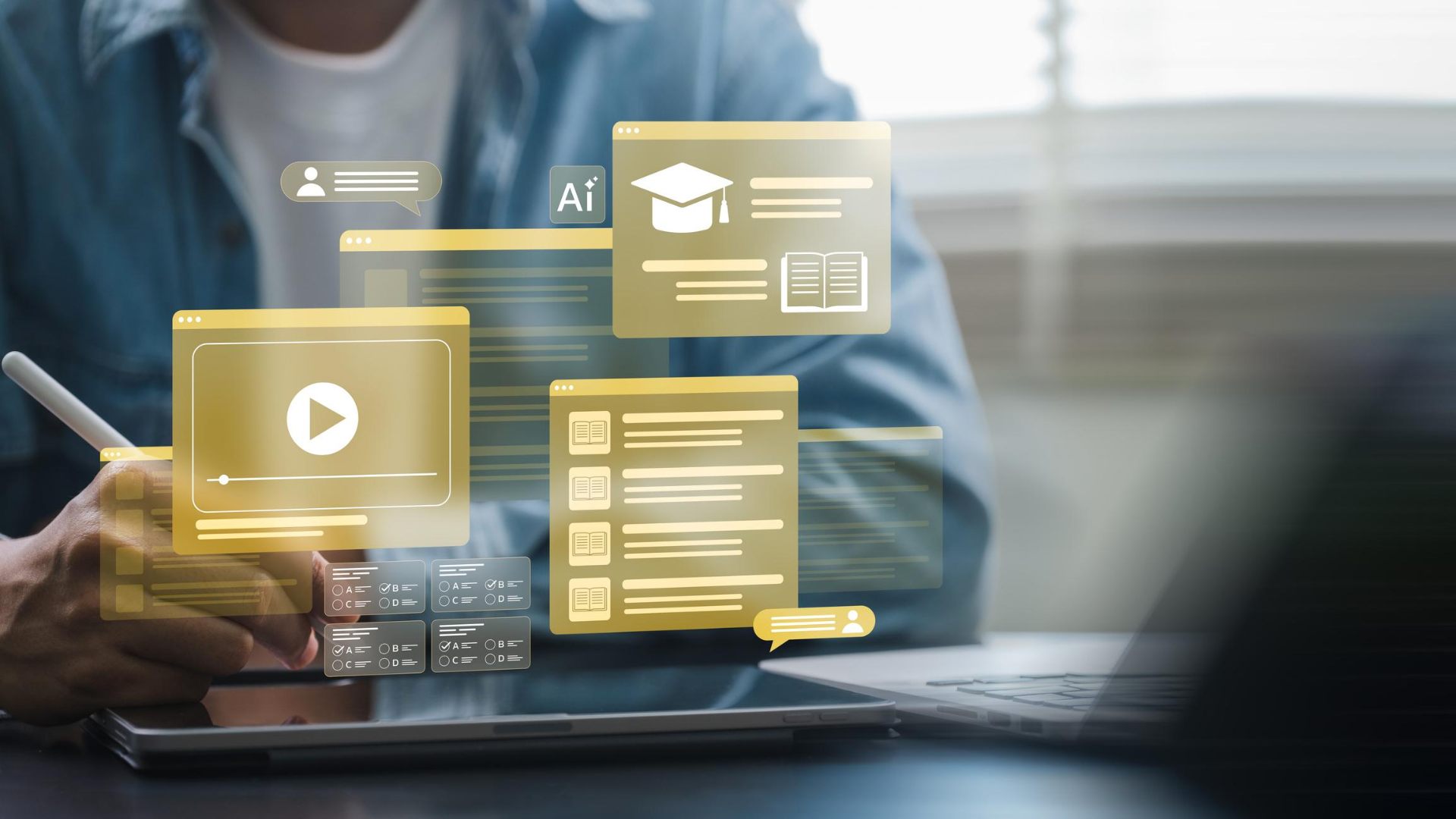 AI tutor helping with GED revision
